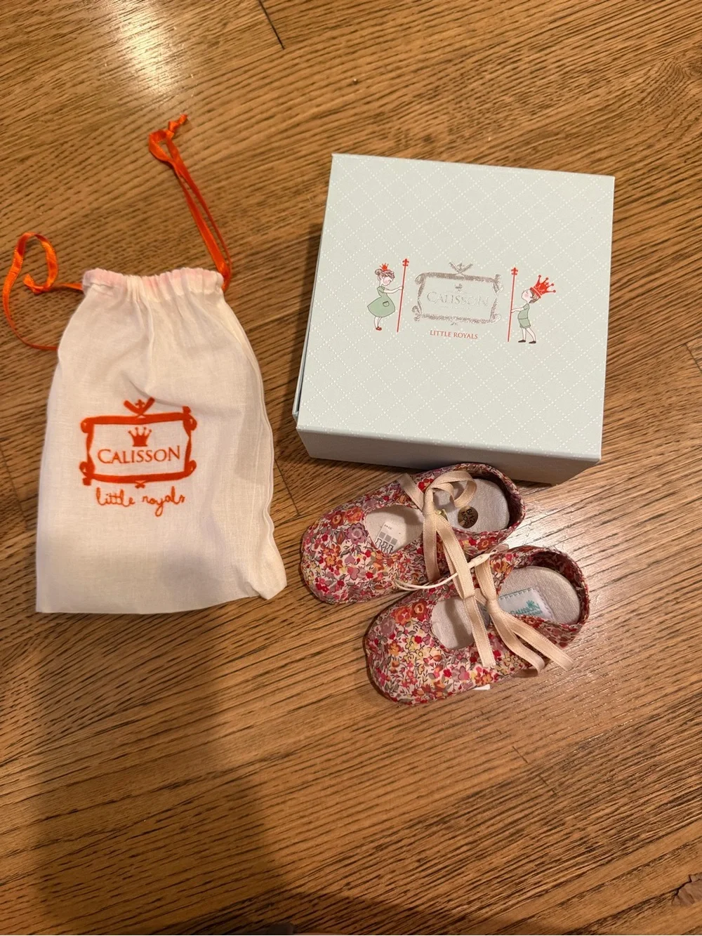 Baby/Toddler Floral Mary Jane Shoes with Ribbon Tie